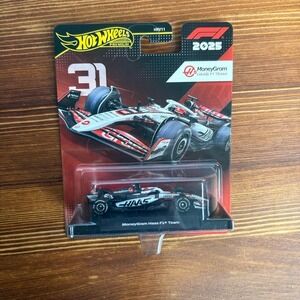 Hot Wheels Premium F1 2025 MoneyGram Haas F1 Team #31 Diecast Car New Sealed